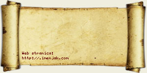 Tijana Nešković vizit kartica